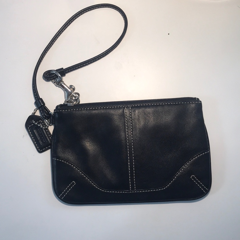 Vintage Coach Black Wrislet